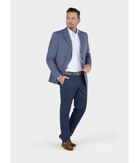 BEIGE LINEN BLAZER | JOHN TWEED TAILORED 2