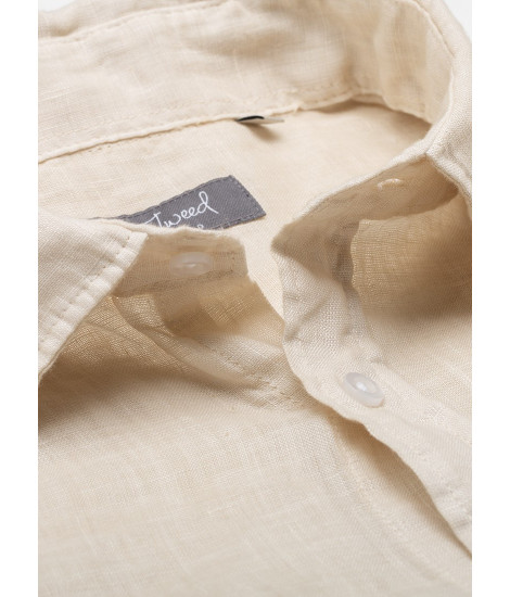 Camisa 100% Linho Bege | JOHN TWEED TAILORED 2